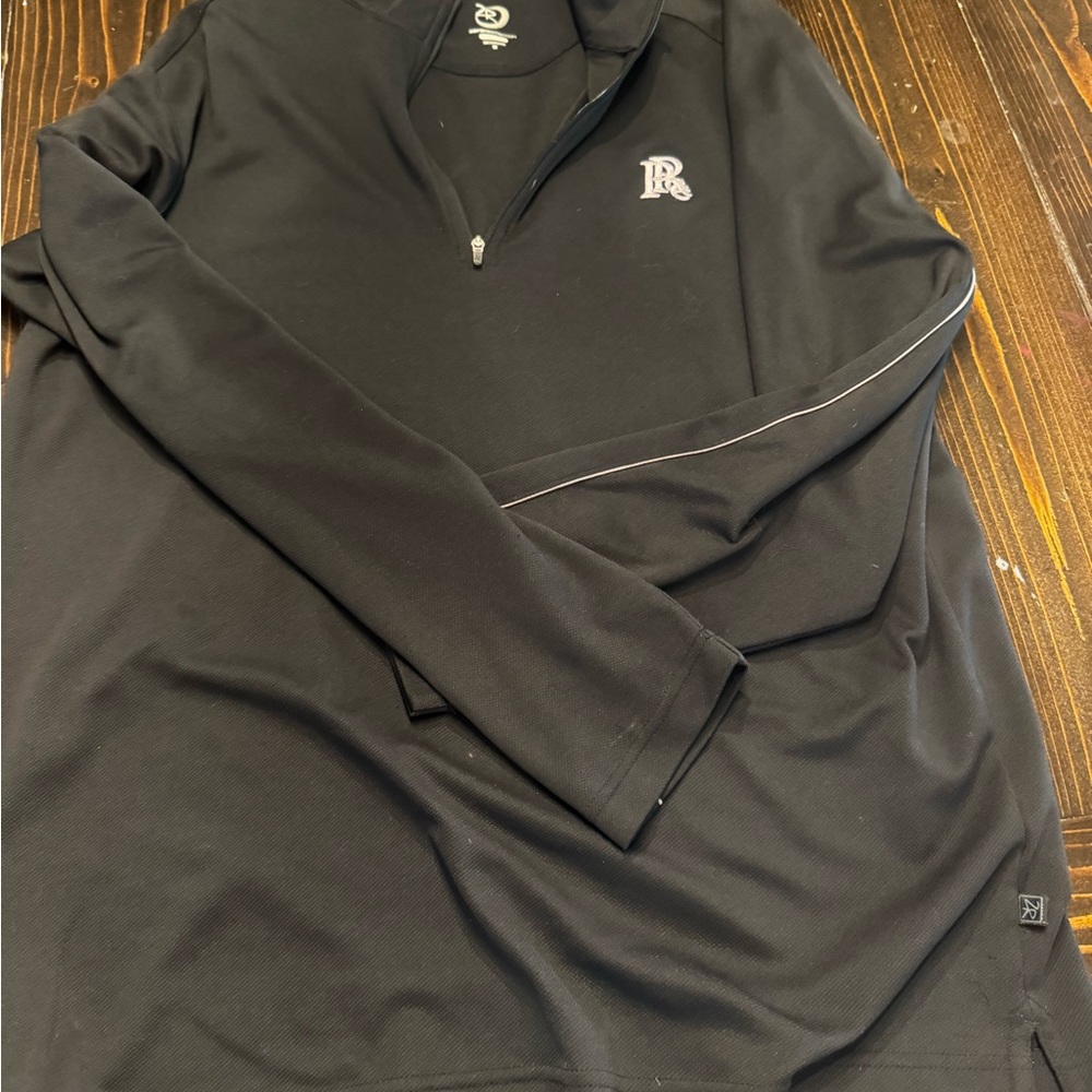 Zero Restriction Black Quarter-Zip Pullover